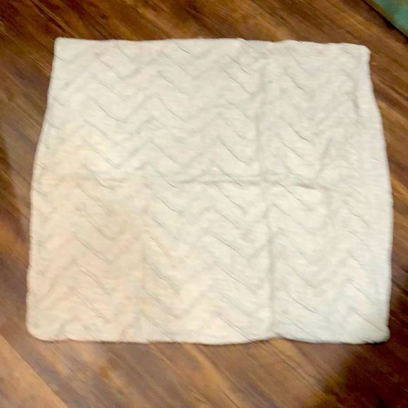 Anthropologie Textured 1 Euro Sham Light Gray - Picture 3 of 3